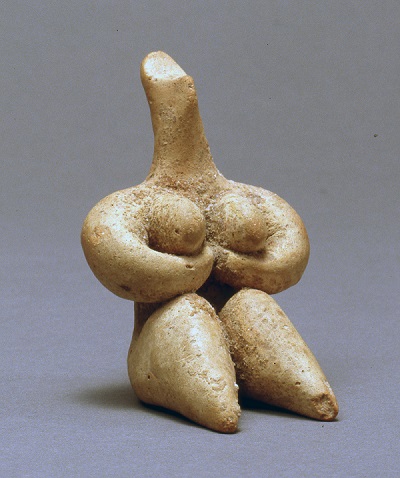 女性土偶　北シリア　前5500年頃　平山郁夫シルクロード美術館